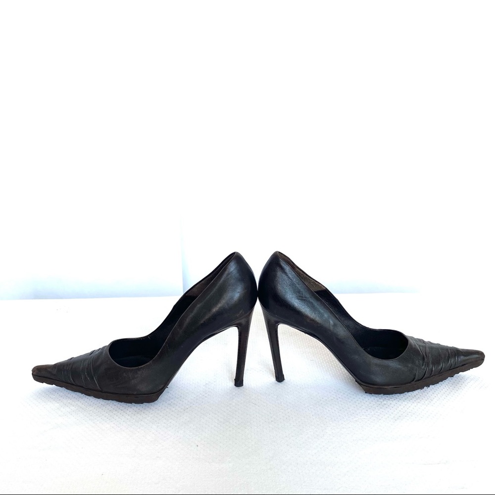 Vintage Juno Dark Brown Stilettos - Picture 5 of 6